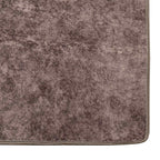Runner Tappeto MARSA Grigio 100 x 200 cm Poliestere e PVC