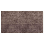 Runner Tappeto MARSA Grigio 100 x 200 cm Poliestere e PVC