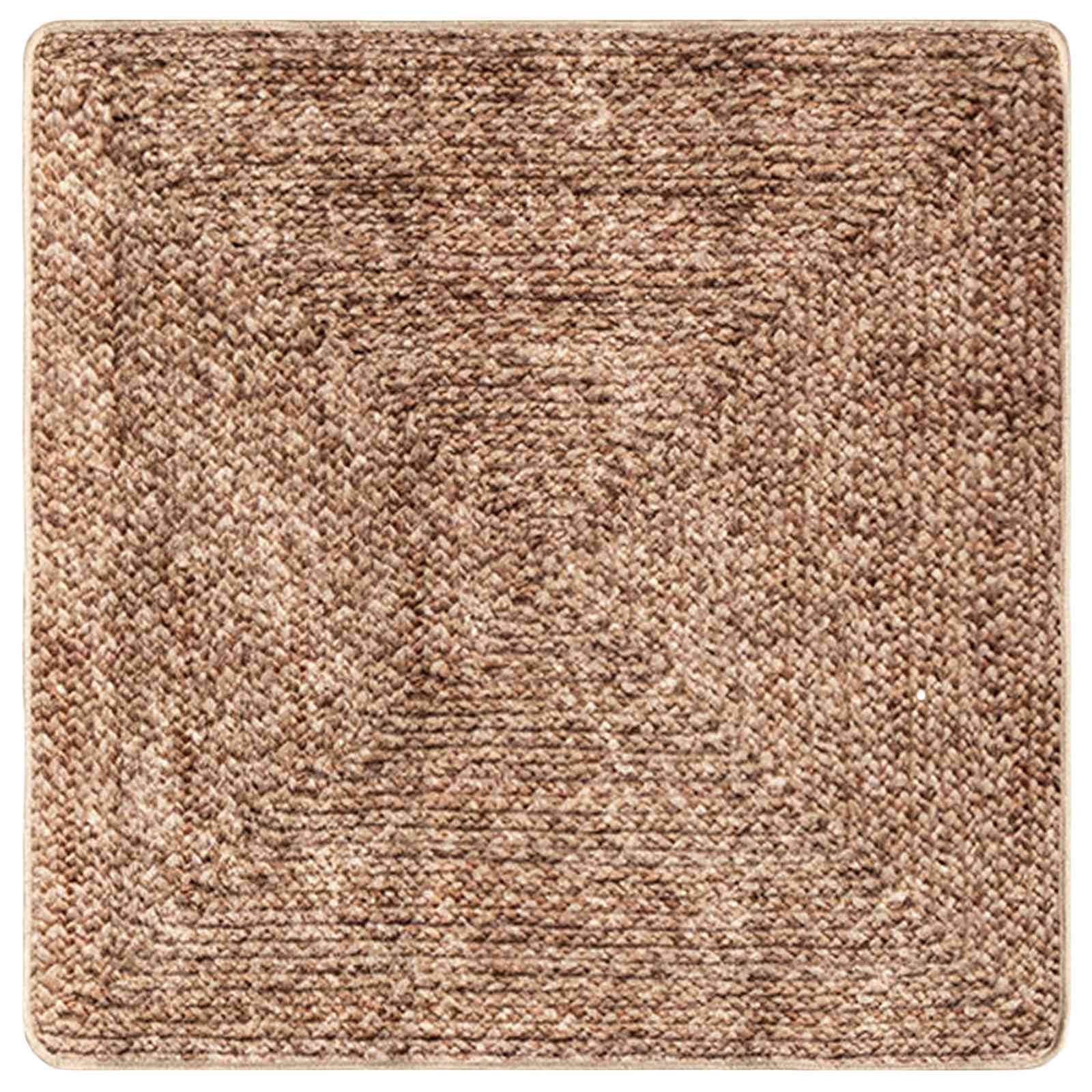 Runner Tappeto MARSA Giallo 100 x 100 cm Poliestere e PVC