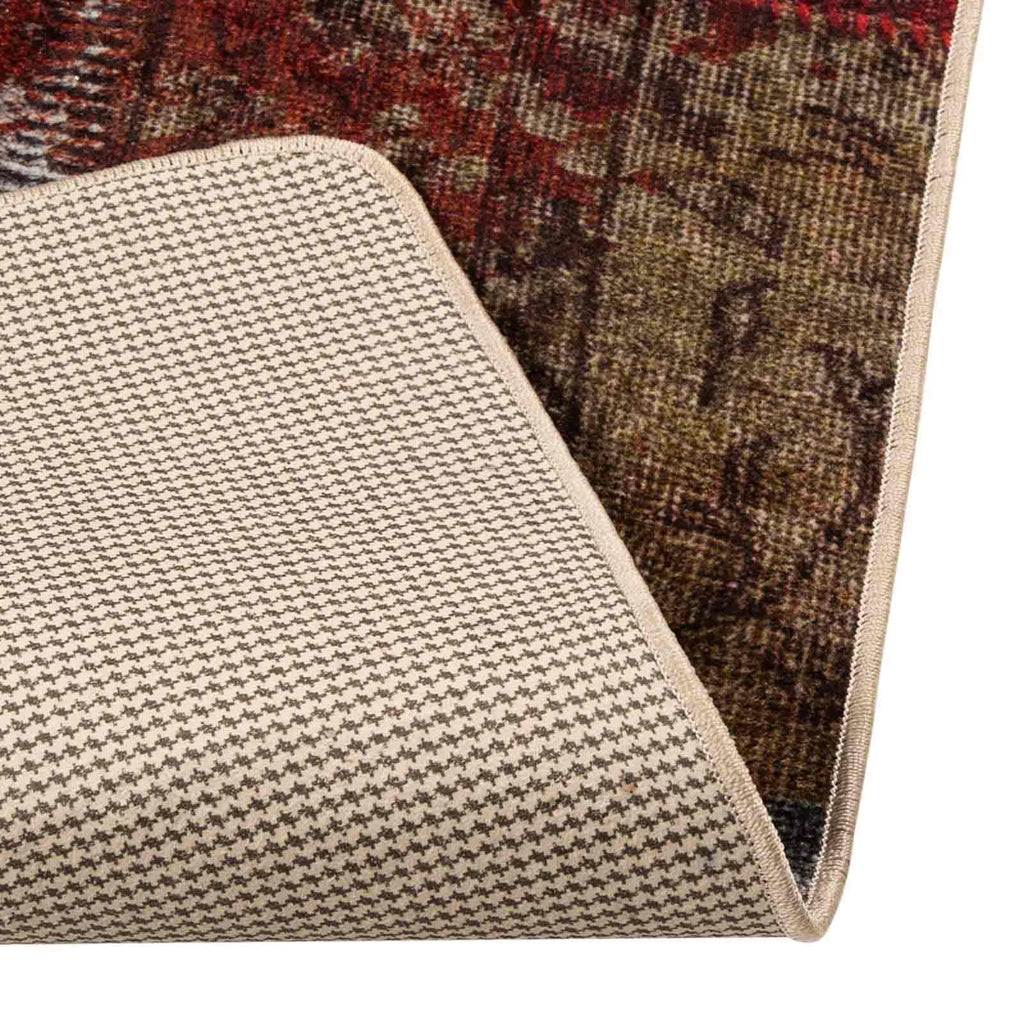 Runner Tappeto MARSA Multicolore 50 x 350 cm Poliestere e PVC