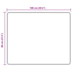 Runner Tappeto MARSA Multicolore 80 x 100 cm Poliestere e PVC