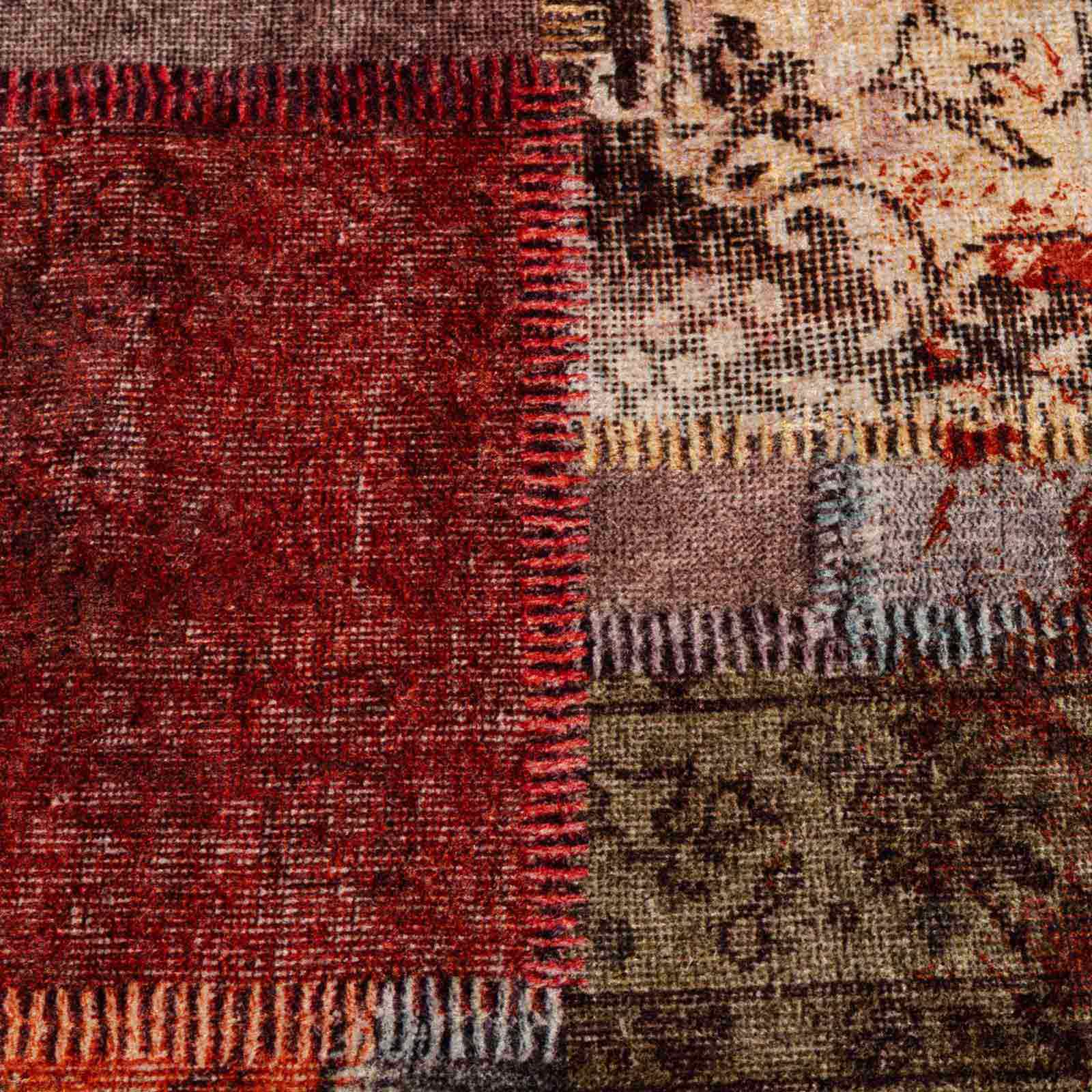 Runner Tappeto MARSA Multicolore 80 x 350 cm Poliestere e PVC