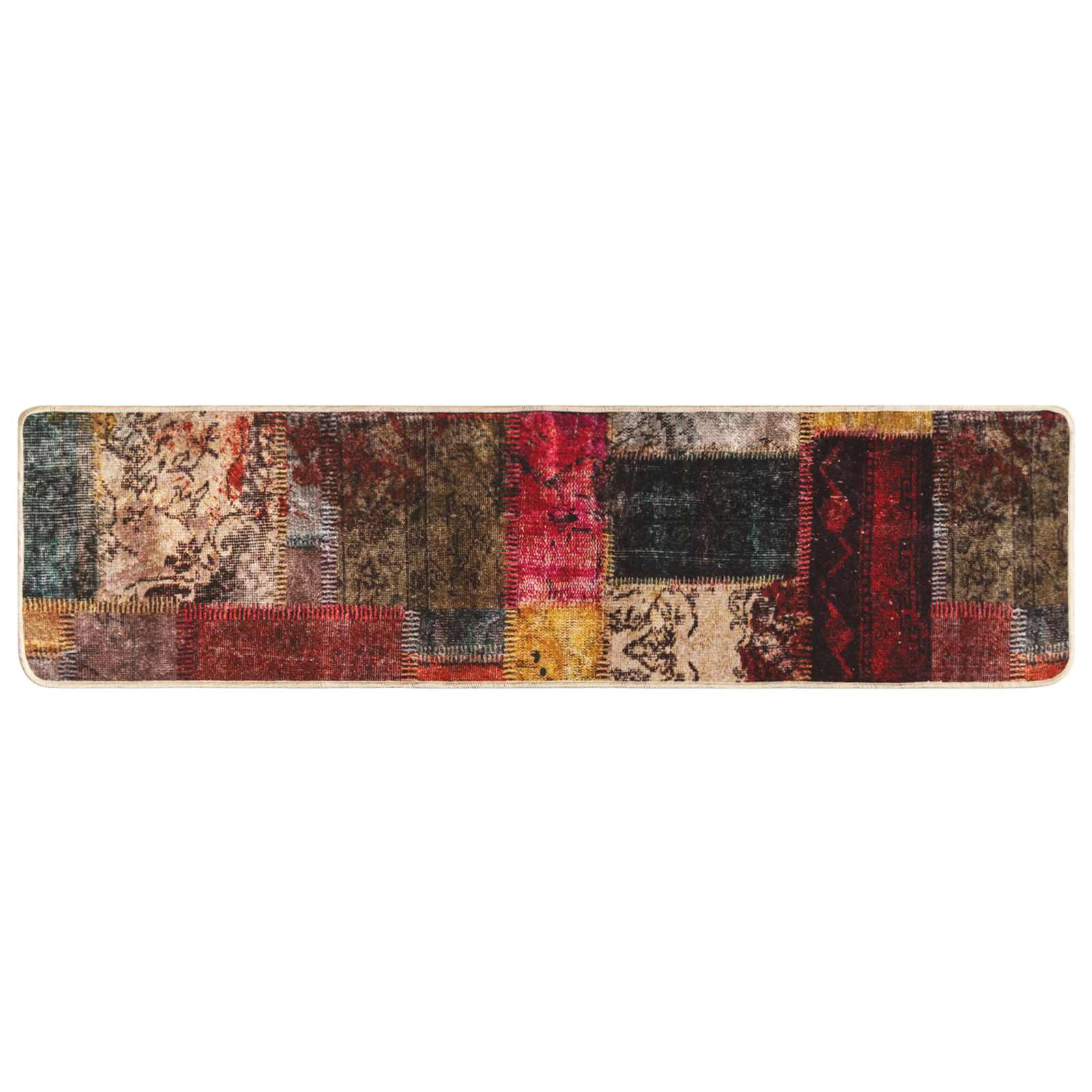 Runner Tappeto MARSA Multicolore 80 x 350 cm Poliestere e PVC