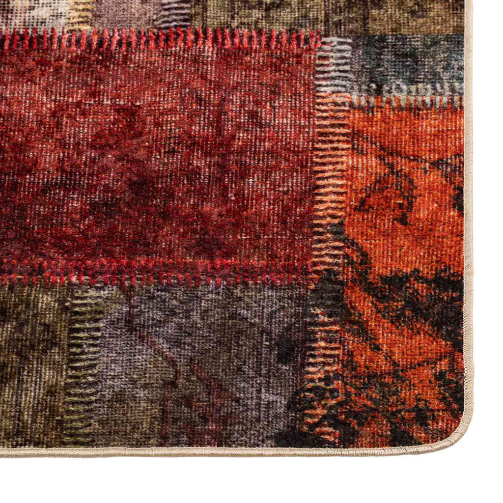 Runner Tappeto MARSA Multicolore 80 x 450 cm Poliestere e PVC