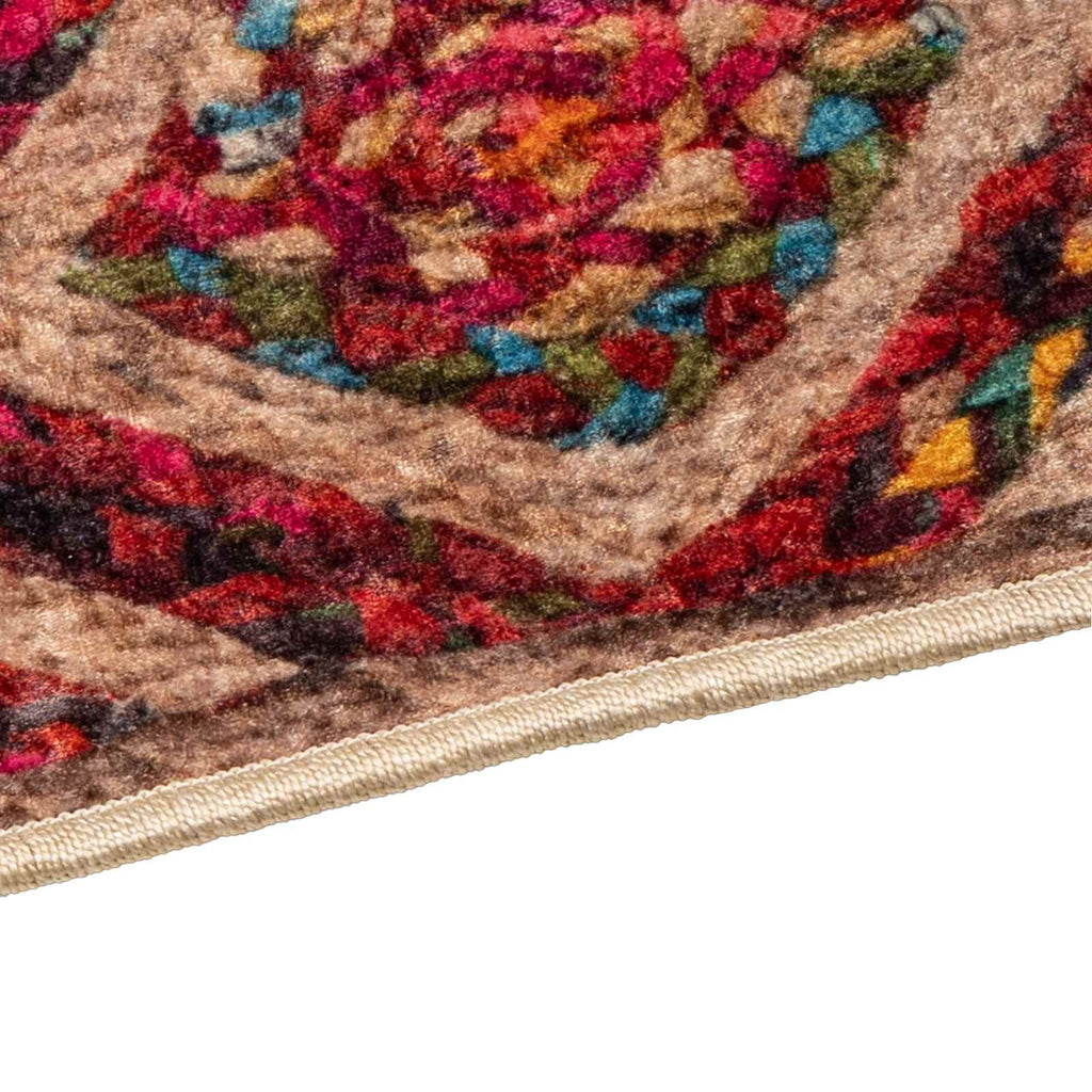 Runner Tappeto MARSA Multicolore 80 x 250 cm Poliestere e PVC