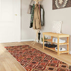 Runner Tappeto MARSA Multicolore 100 x 350 cm Poliestere e PVC