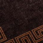 Runner Tappeto MARSA Nero 50 x 150 cm Poliestere e PVC