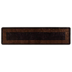 Runner Tappeto MARSA Nero 50 x 200 cm Poliestere e PVC