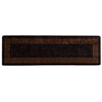 Runner Tappeto MARSA Nero 80 x 250 cm Poliestere e PVC
