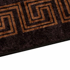 Runner Tappeto MARSA Nero 80 x 350 cm Poliestere e PVC