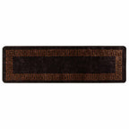 Runner Tappeto MARSA Nero 100 x 300 cm Poliestere e PVC