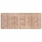 Runner Tappeto MARSA Bianco 80 x 200 cm Poliestere e PVC