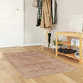 Runner Tappeto MARSA Bianco 100 x 200 cm Poliestere e PVC