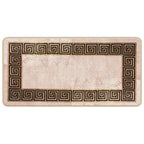 Runner Tappeto MARSA Nero 50 x 100 cm Poliestere e PVC