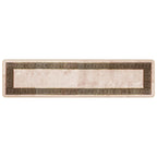Runner Tappeto MARSA Nero 50 x 200 cm Poliestere e PVC