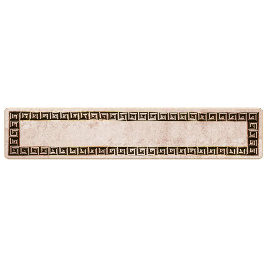 Runner Tappeto MARSA Nero 50 x 250 cm Poliestere e PVC