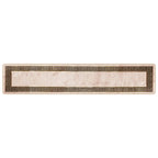 Runner Tappeto MARSA Nero 50 x 250 cm Poliestere e PVC