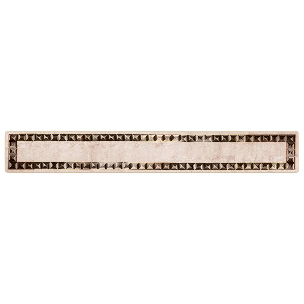 Runner Tappeto MARSA Nero 50 x 350 cm Poliestere e PVC