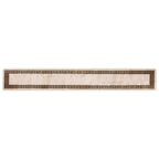 Runner Tappeto MARSA Nero 50 x 350 cm Poliestere e PVC