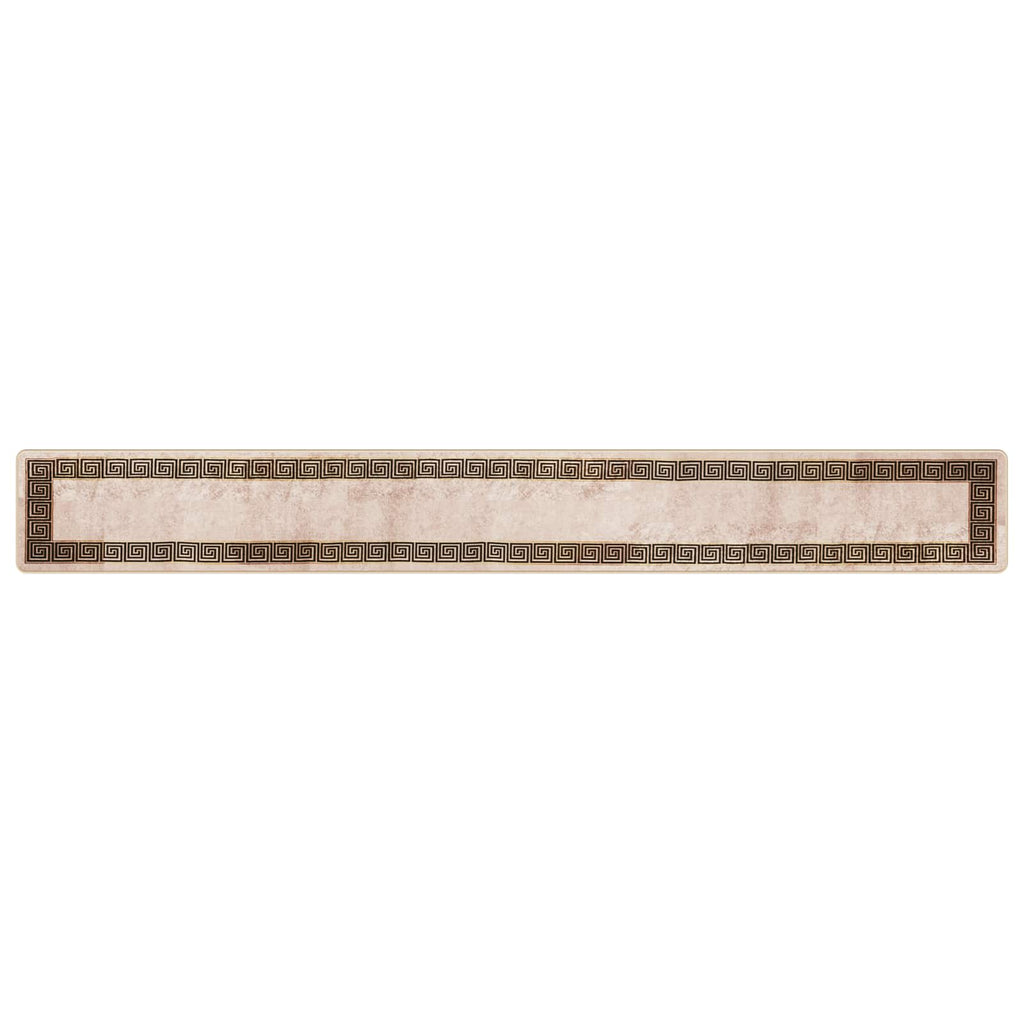 Runner Tappeto MARSA Nero 50 x 400 cm Poliestere e PVC
