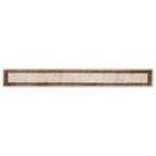 Runner Tappeto MARSA Nero 50 x 400 cm Poliestere e PVC