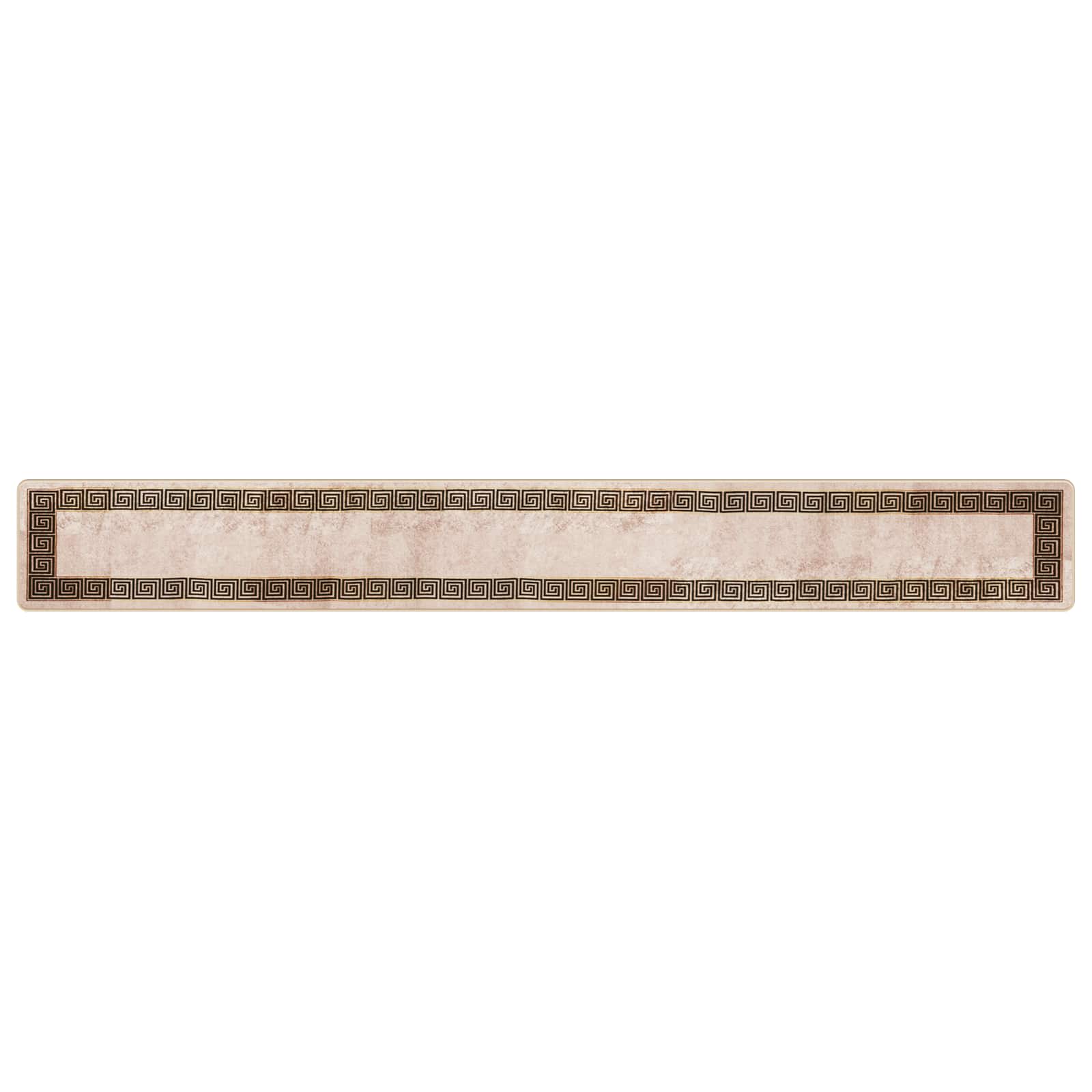 Runner Tappeto MARSA Nero 50 x 400 cm Poliestere e PVC