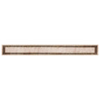 Runner Tappeto MARSA Nero 50 x 450 cm Poliestere e PVC