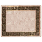 Runner Tappeto MARSA Nero 80 x 100 cm Poliestere e PVC