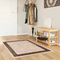 Runner Tappeto MARSA Nero 80 x 200 cm Poliestere e PVC