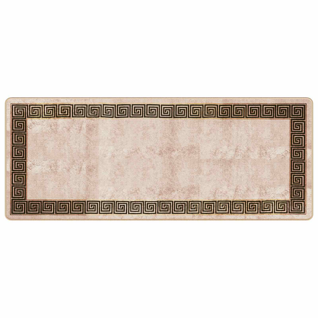 Runner Tappeto MARSA Nero 80 x 200 cm Poliestere e PVC