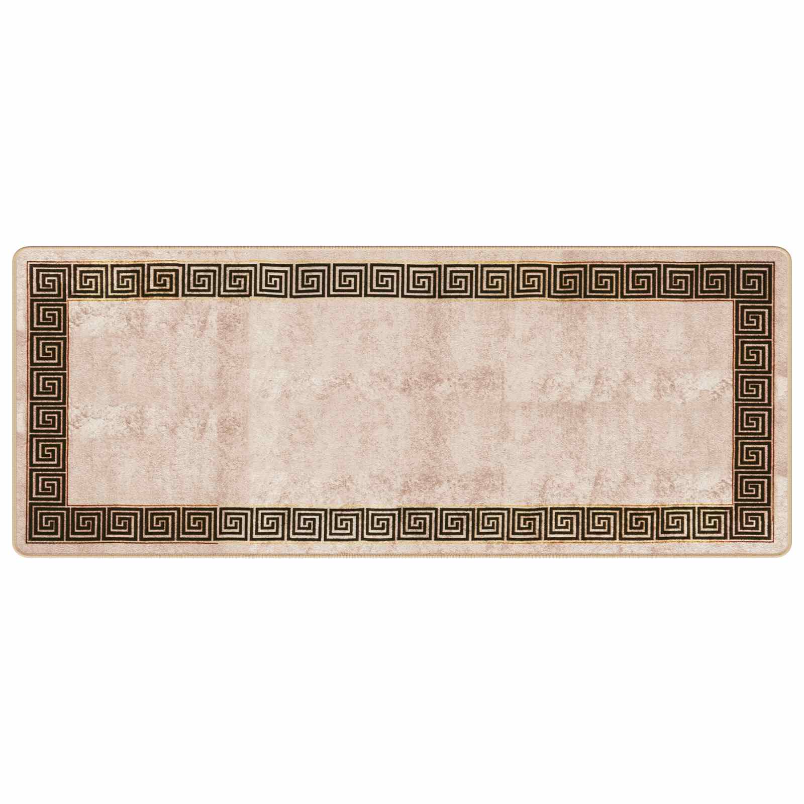 Runner Tappeto MARSA Nero 80 x 200 cm Poliestere e PVC