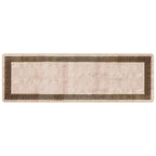 Runner Tappeto MARSA Nero 80 x 250 cm Poliestere e PVC
