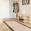 Runner Tappeto MARSA Nero 80 x 350 cm Poliestere e PVC
