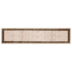 Runner Tappeto MARSA Nero 80 x 350 cm Poliestere e PVC