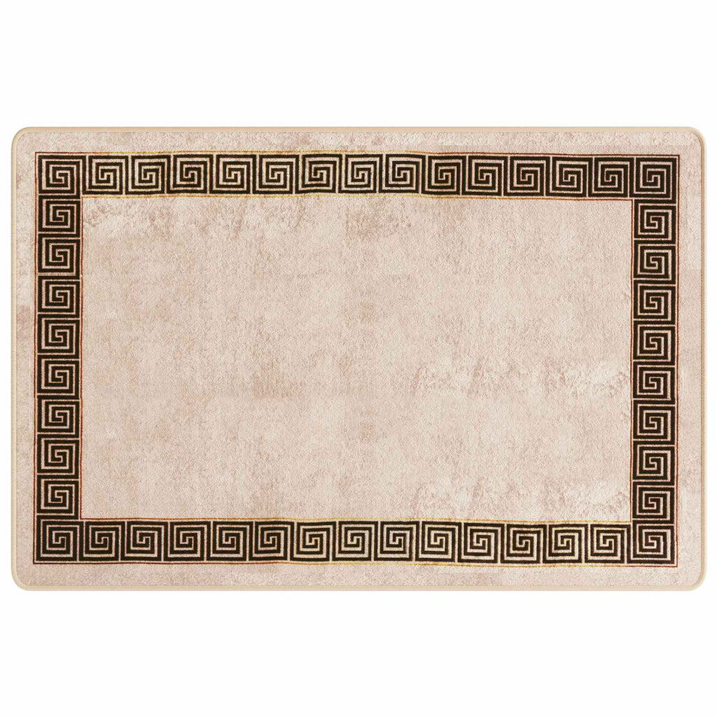 Runner Tappeto MARSA Nero 100 x 150 cm Poliestere e PVC