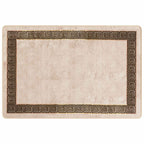 Runner Tappeto MARSA Nero 100 x 150 cm Poliestere e PVC