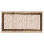Runner Tappeto MARSA Nero 100 x 200 cm Poliestere e PVC