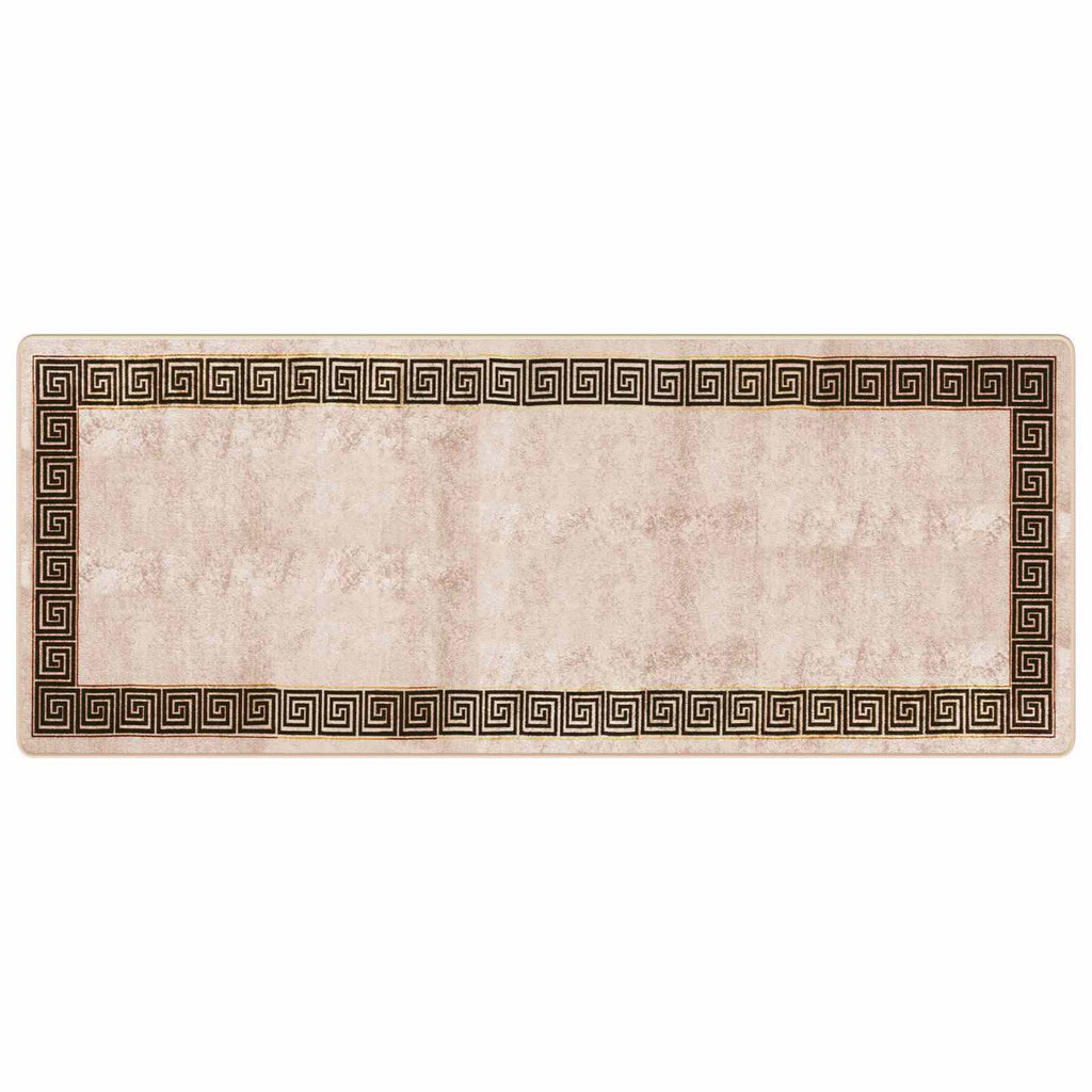 Runner Tappeto MARSA Nero 100 x 250 cm Poliestere e PVC