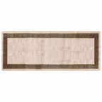 Runner Tappeto MARSA Nero 100 x 250 cm Poliestere e PVC