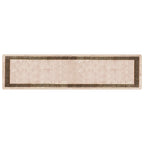 Runner Tappeto MARSA Nero 100 x 400 cm Poliestere e PVC