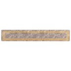 Runner Tappeto MARSA Grigio 50 x 300 cm Poliestere e PVC