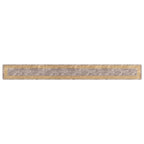 Runner Tappeto MARSA Grigio 50 x 450 cm Poliestere e PVC