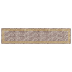 Runner Tappeto MARSA Grigio 80 x 350 cm Poliestere e PVC