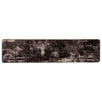Runner Tappeto MARSA Nero 50 x 100 cm Poliestere e PVC