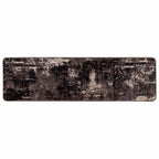 Runner Tappeto MARSA Nero 50 x 200 cm Poliestere e PVC