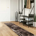 Runner Tappeto MARSA Nero 50 x 450 cm Poliestere e PVC