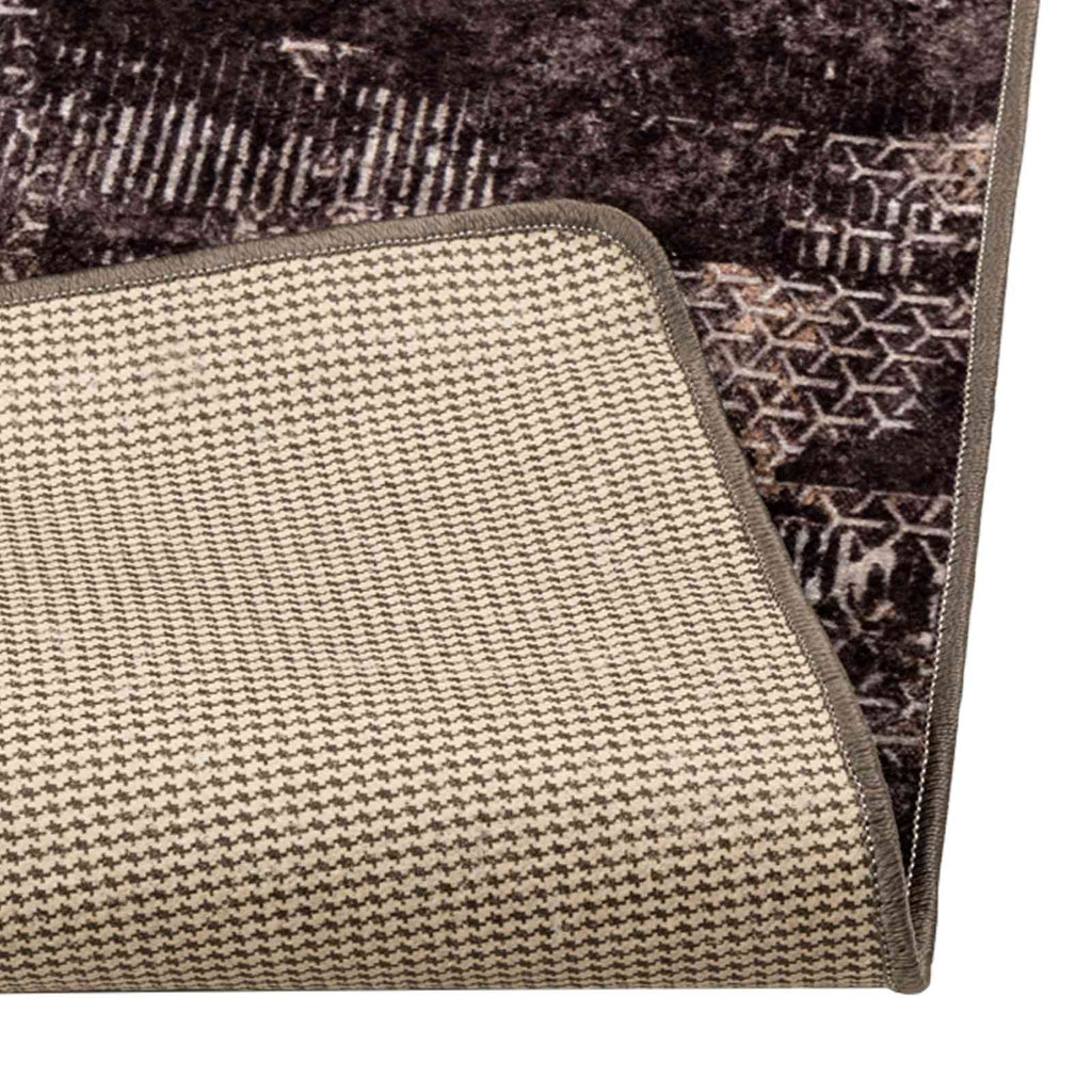 Runner Tappeto MARSA Nero 80 x 200 cm Poliestere e PVC