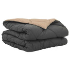 Duvet Estivo Antracite e Talpa 200 x 135 cm Microfibra