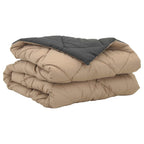 Duvet Estivo Antracite e Talpa 200 x 135 cm Microfibra