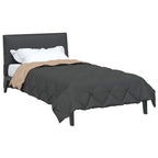 Duvet Estivo Antracite e Talpa 200 x 135 cm Microfibra